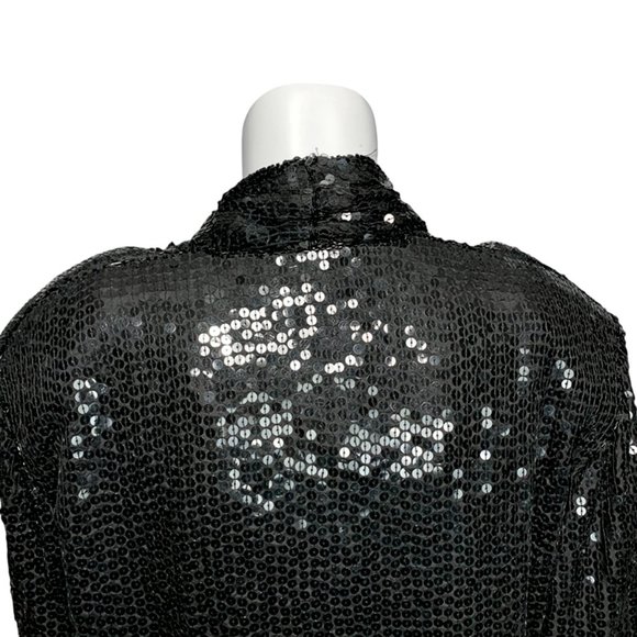 ** SOLD ** VINTAGE AT ONCE Sequin Blazer - Picture 5 of 6